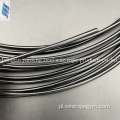 Elastyczny kabel pokryty czarną nylonową kurtką 4-6 mm